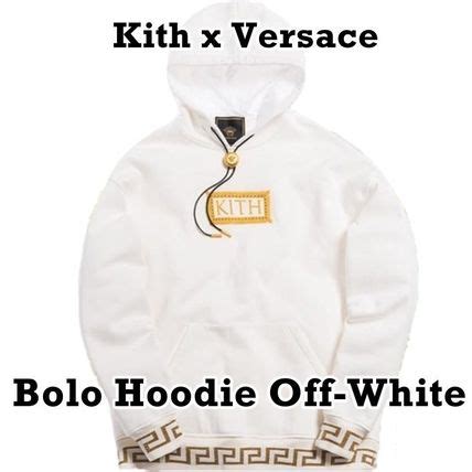 kith x versace bolo hoodie|Kith Kith x Versace Bolo Hoodie Off.